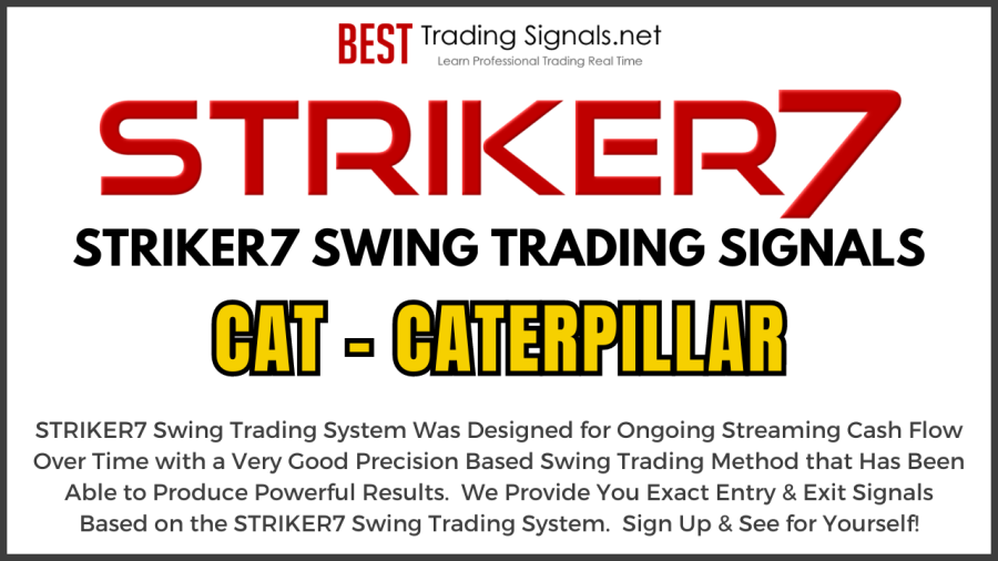 Become an Instant Swing Trading PRO – See Caterpillar CAT STRIKER7 Swing Trading Signals