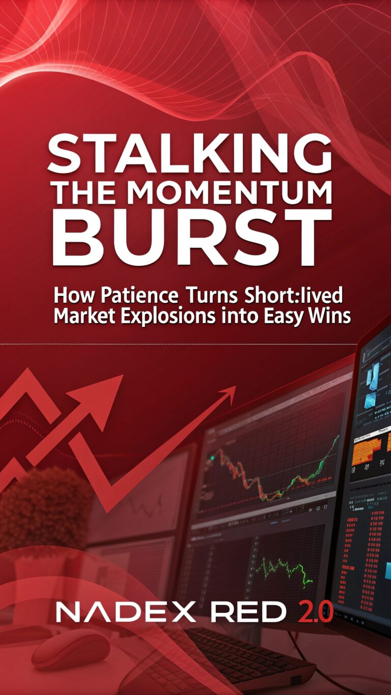 Stalking the Momentum Burst – How Patience Turns Short-Lived Market Explosions into Easy Wins with NADEX RED 2.0